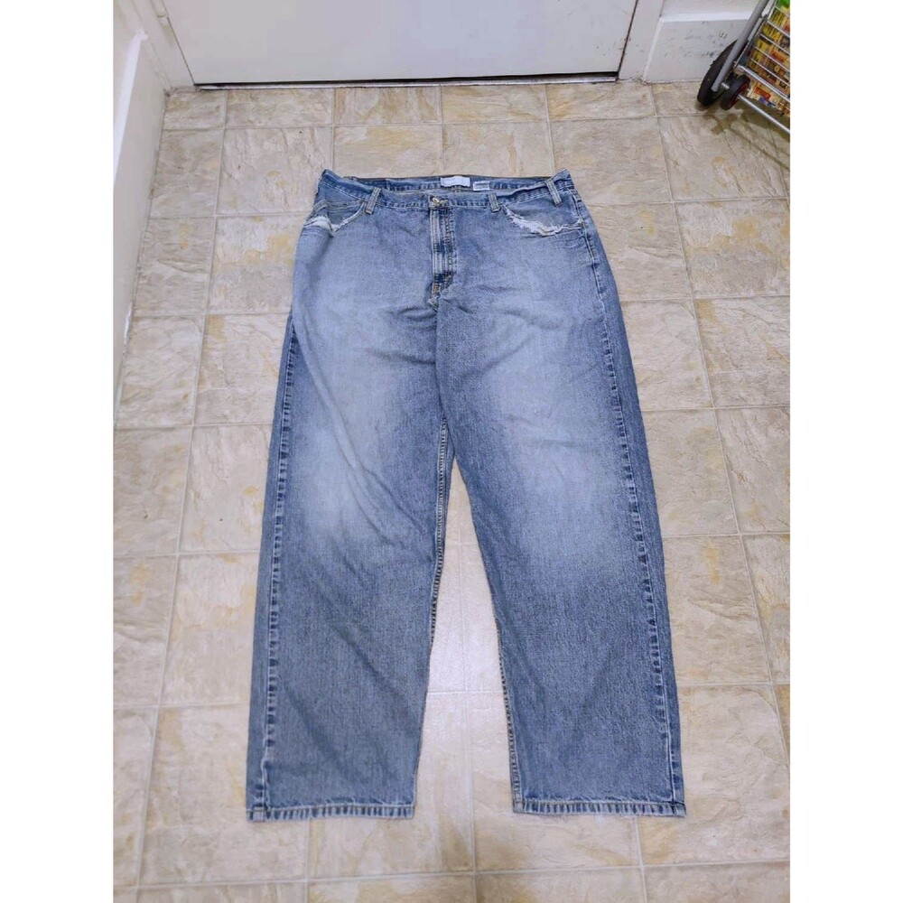 Vintage Levi's Silvertab Jeans Mens 40x34 Blue Denim Baggy Fit Y2K Hip Hop Rap - Picture 2 of 5